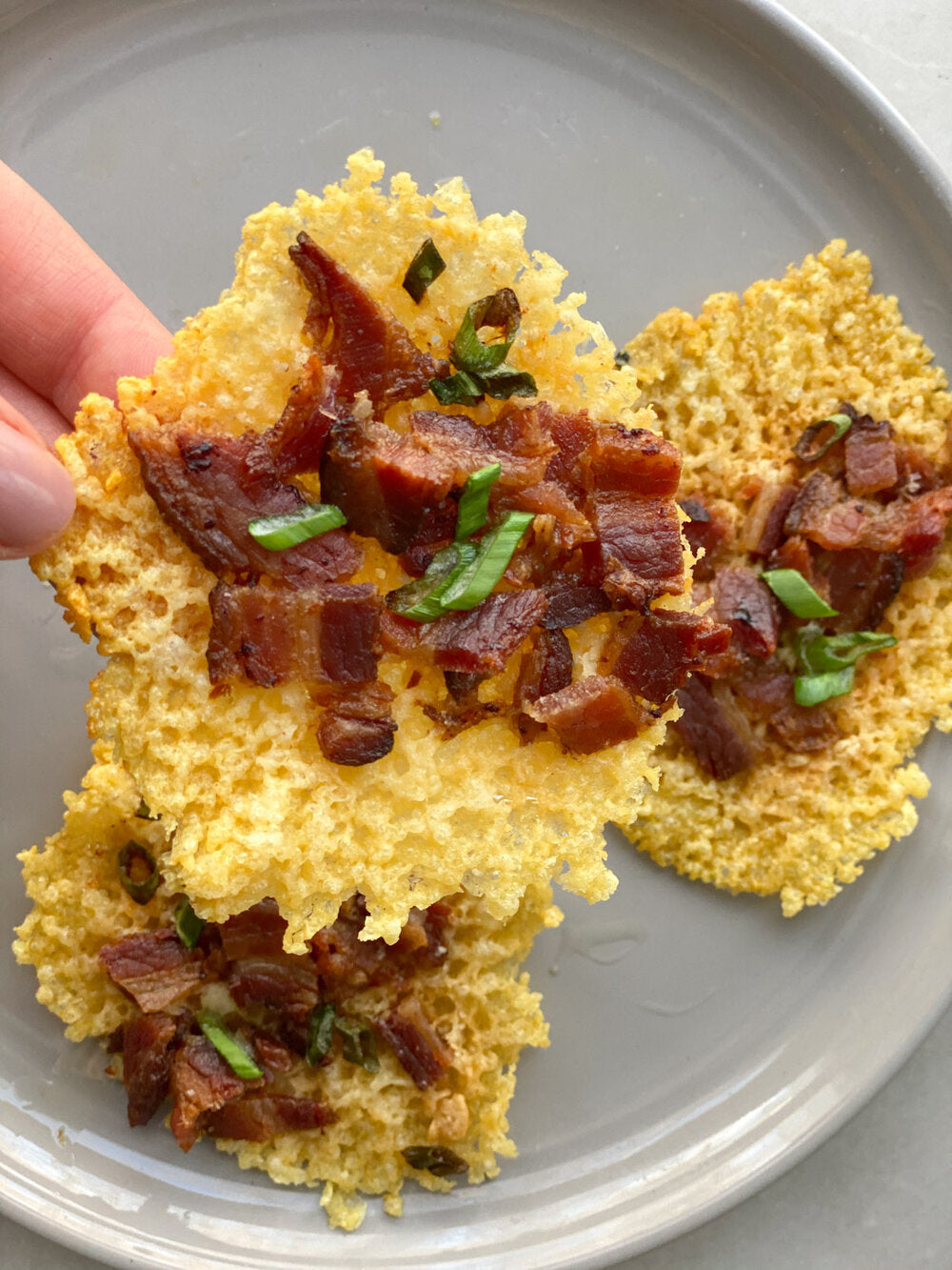 KETO CHEDDAR BACON CRISPS